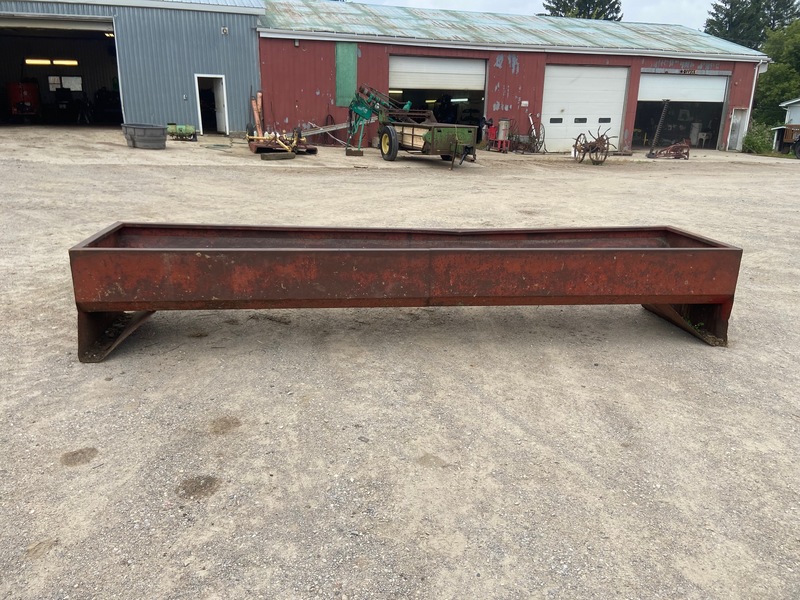 Hay/Forage/Livestock  Mineral Feeder - 14' x 3' Photo